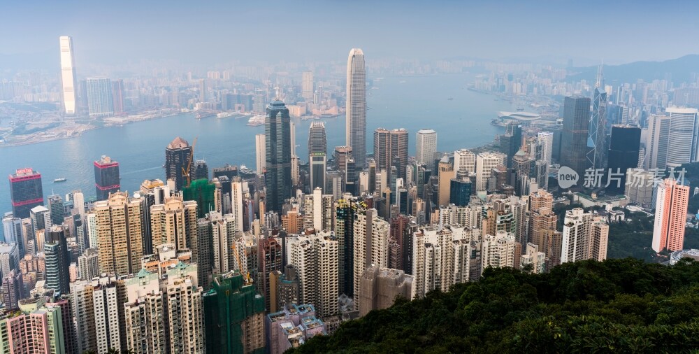 高视角看香港城市景观