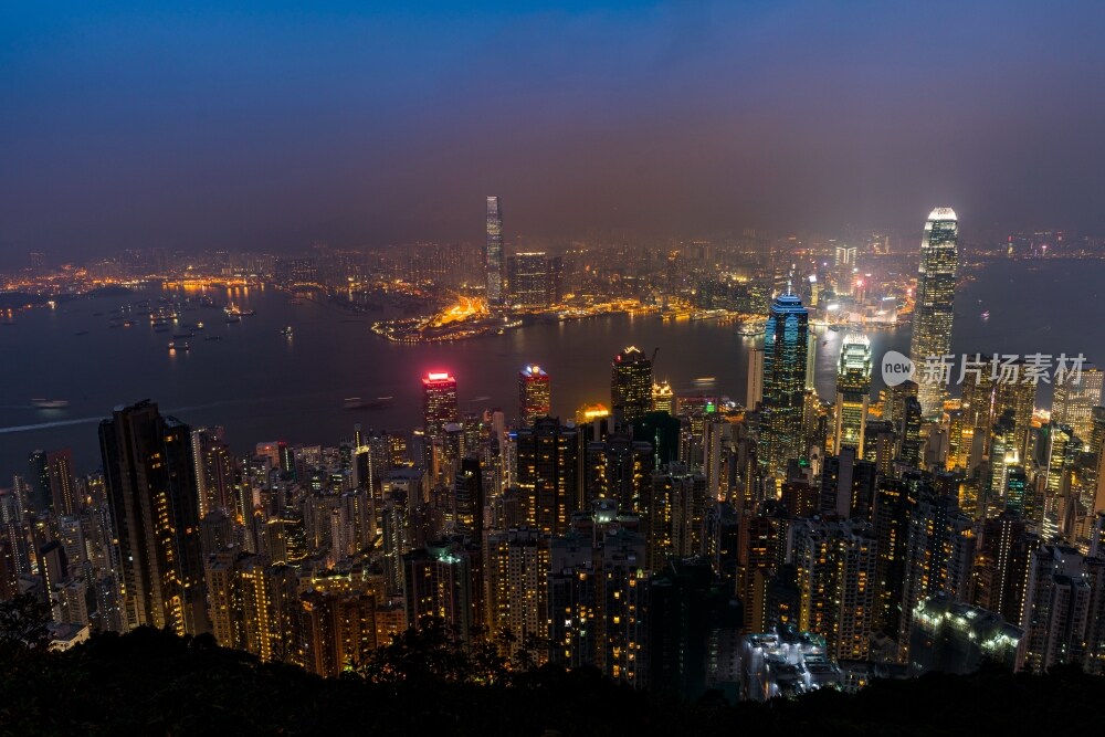 高视角看香港城市景观