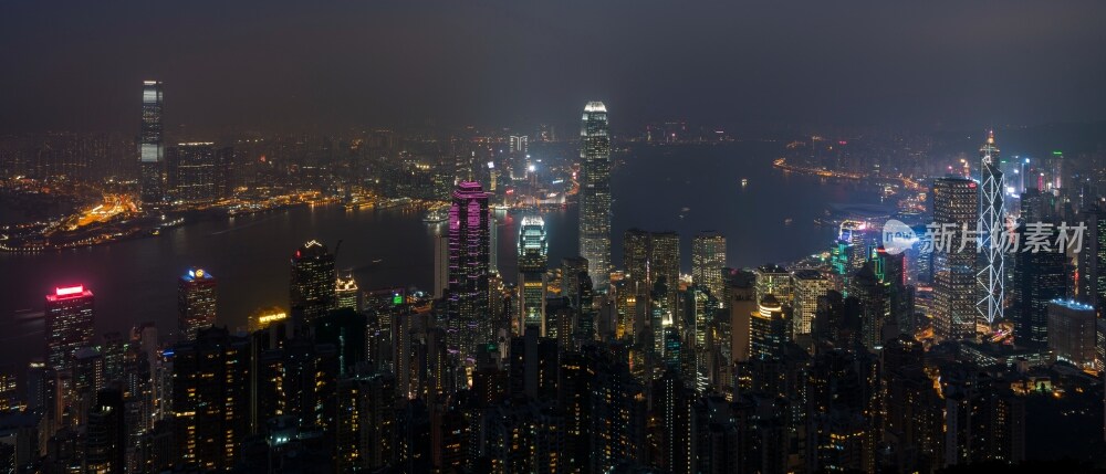 高视角看香港城市景观