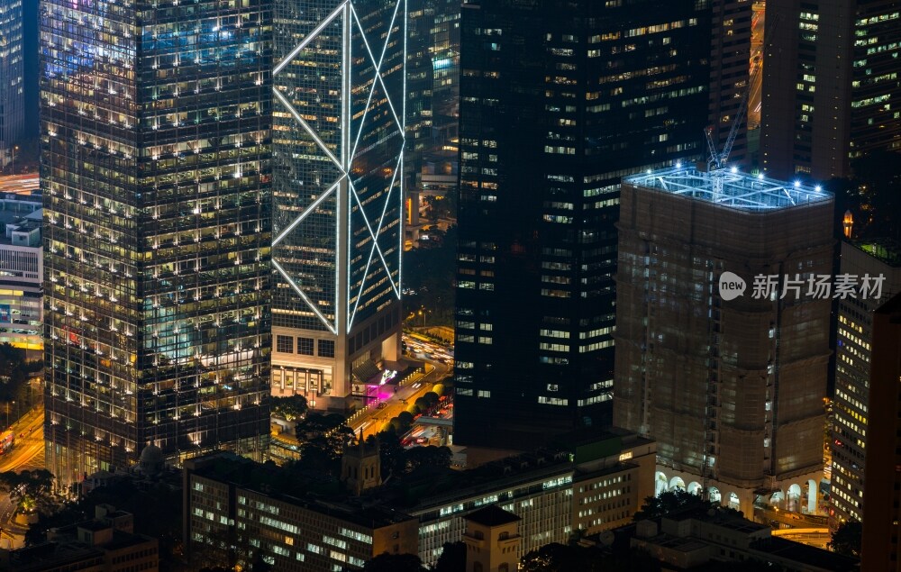 高视角看香港城市景观