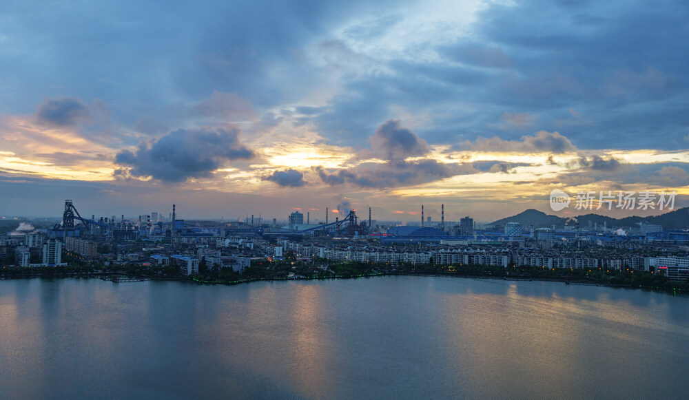 湖北鄂州钢厂与洋澜湖