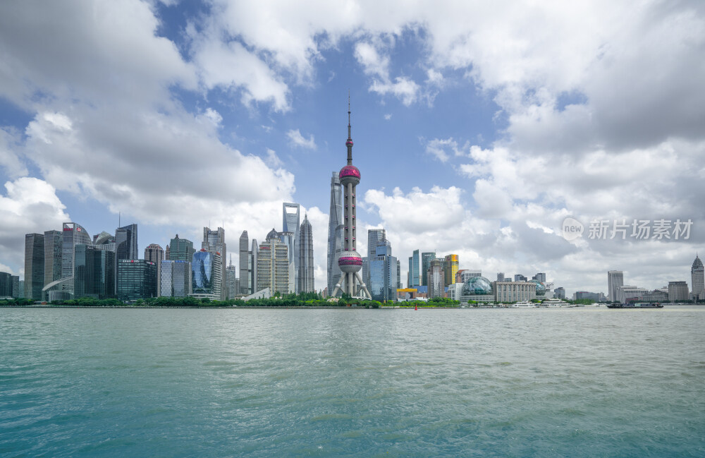 上海外滩城市风光全貌