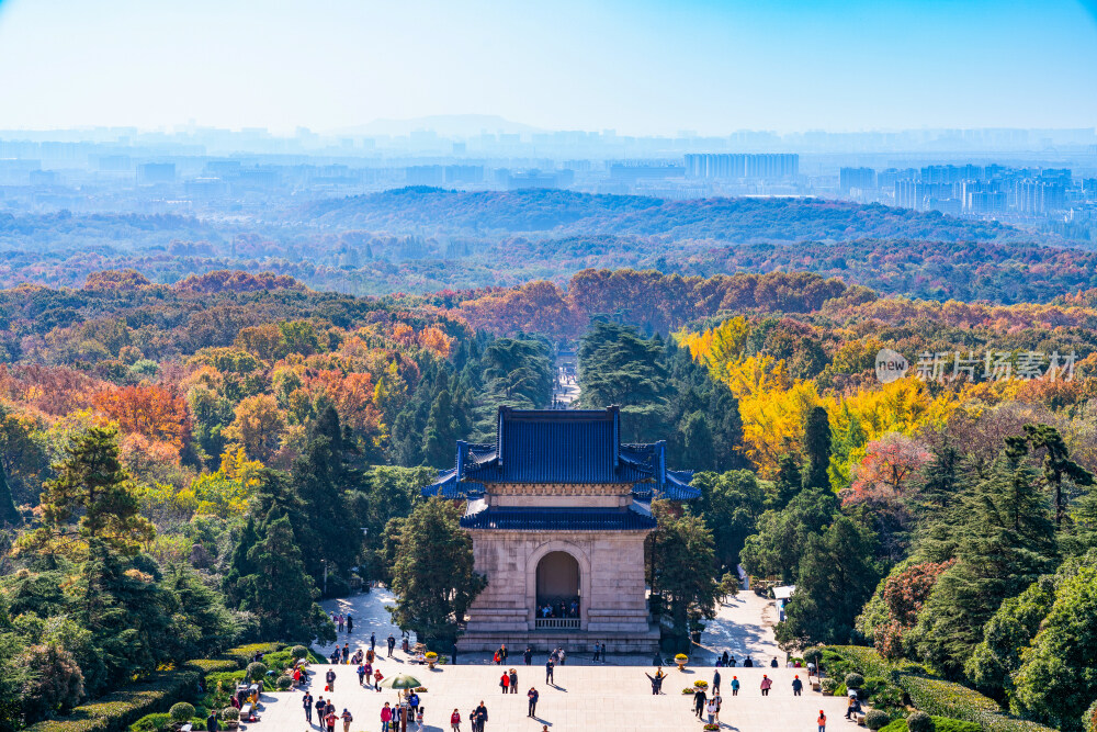 南京中山陵碑亭