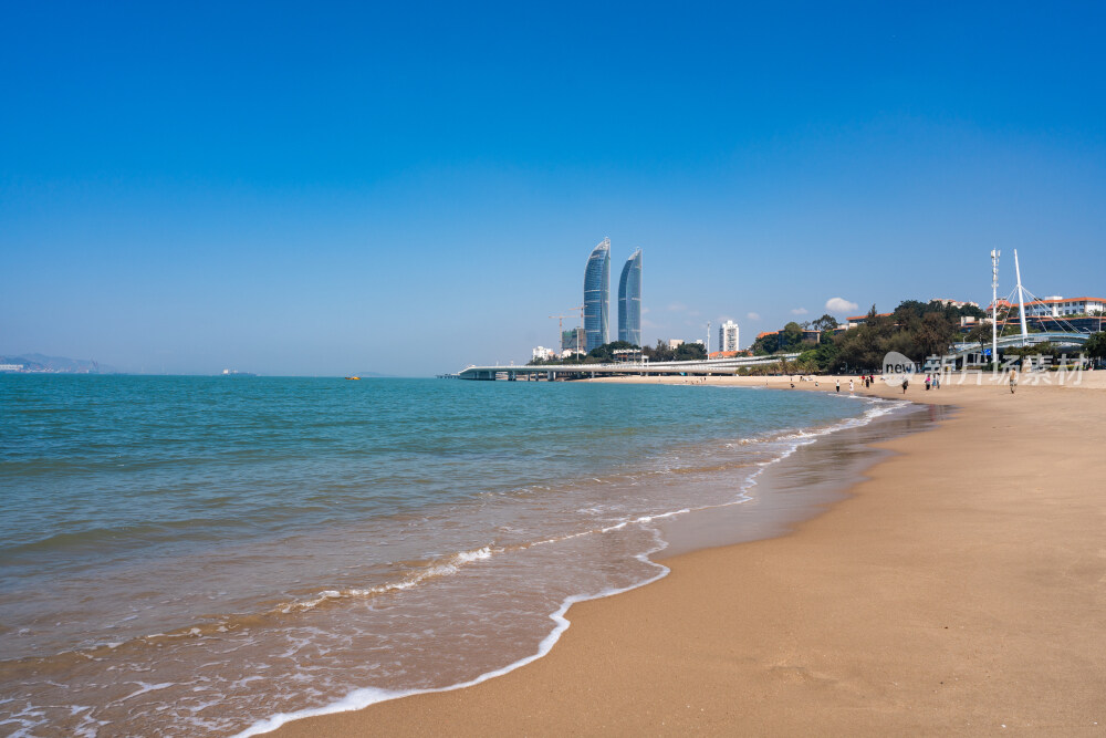 厦门胡里山海滨浴场