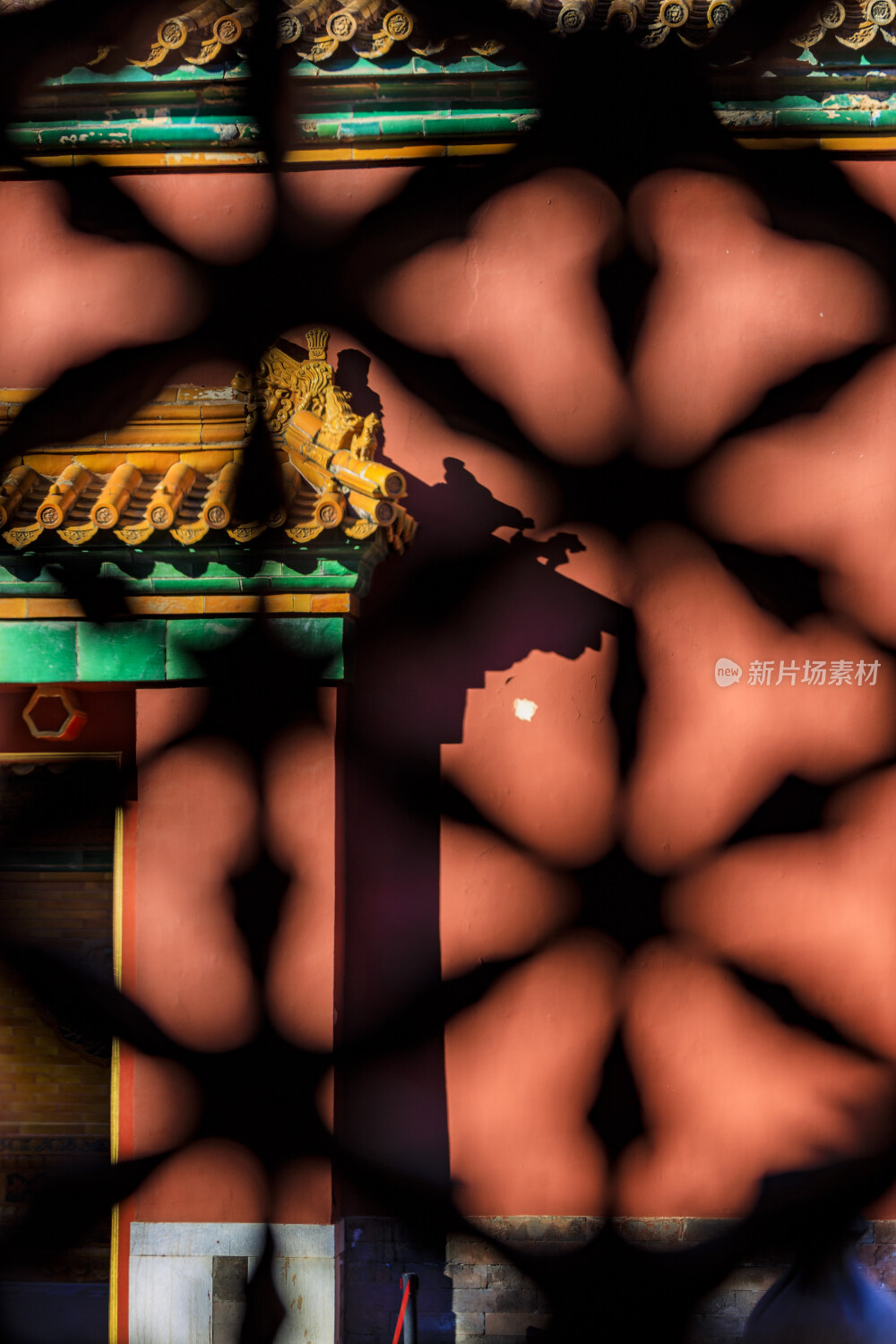 故宫清晨光影古建筑北京古建