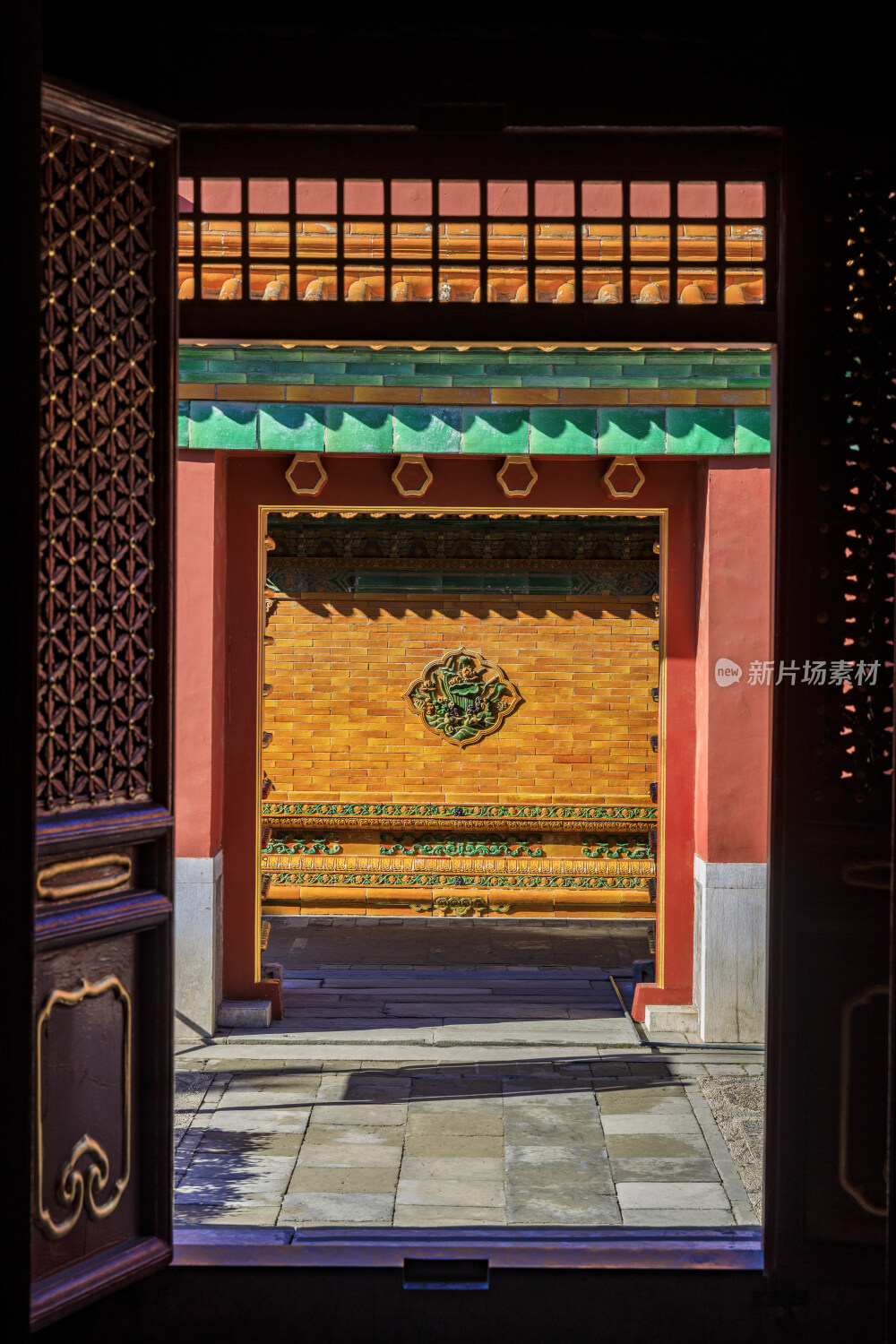 故宫清晨光影古建筑北京古建