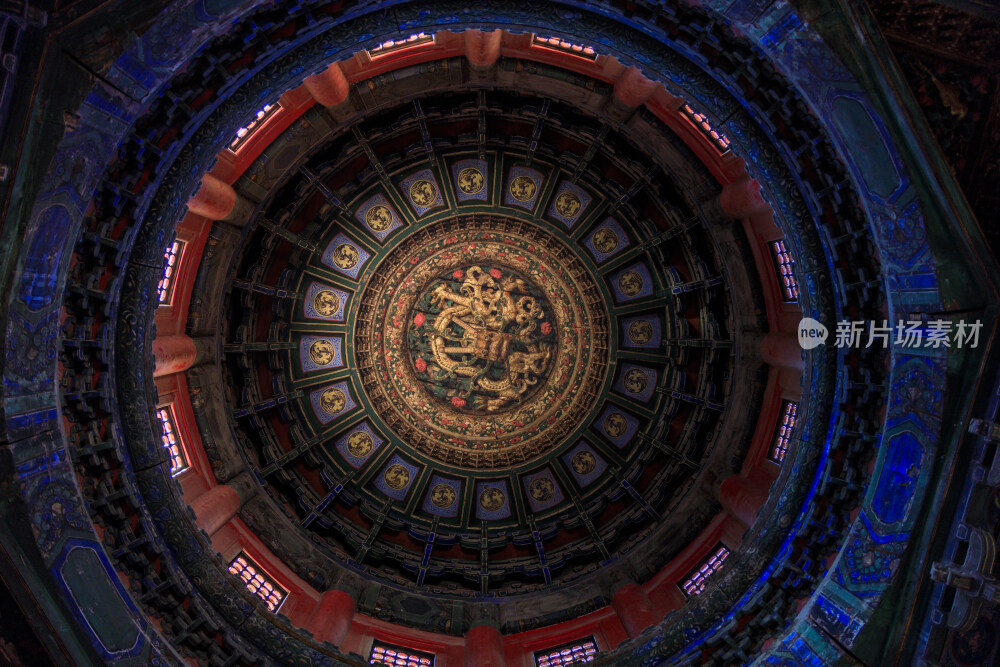 故宫清晨光影古建筑北京古建