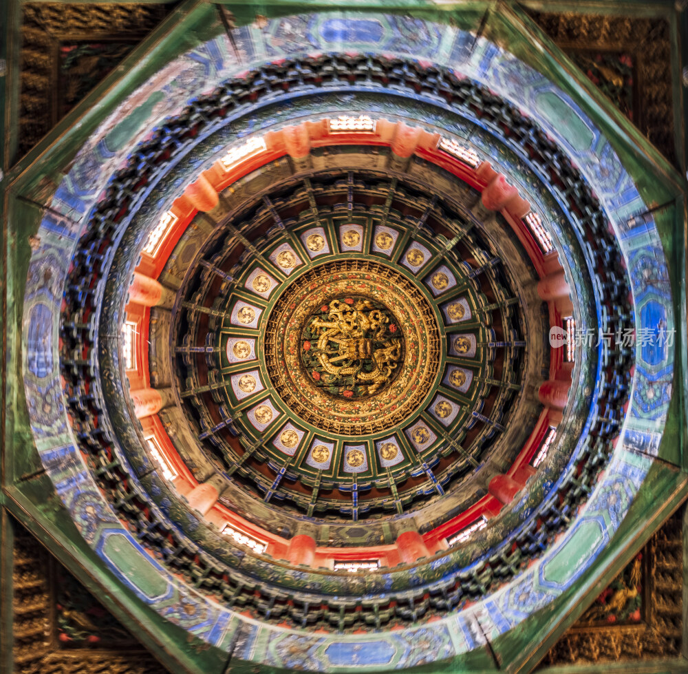 故宫清晨光影古建筑北京古建