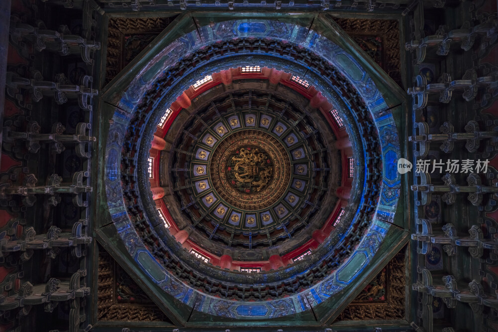 故宫清晨光影古建筑北京古建