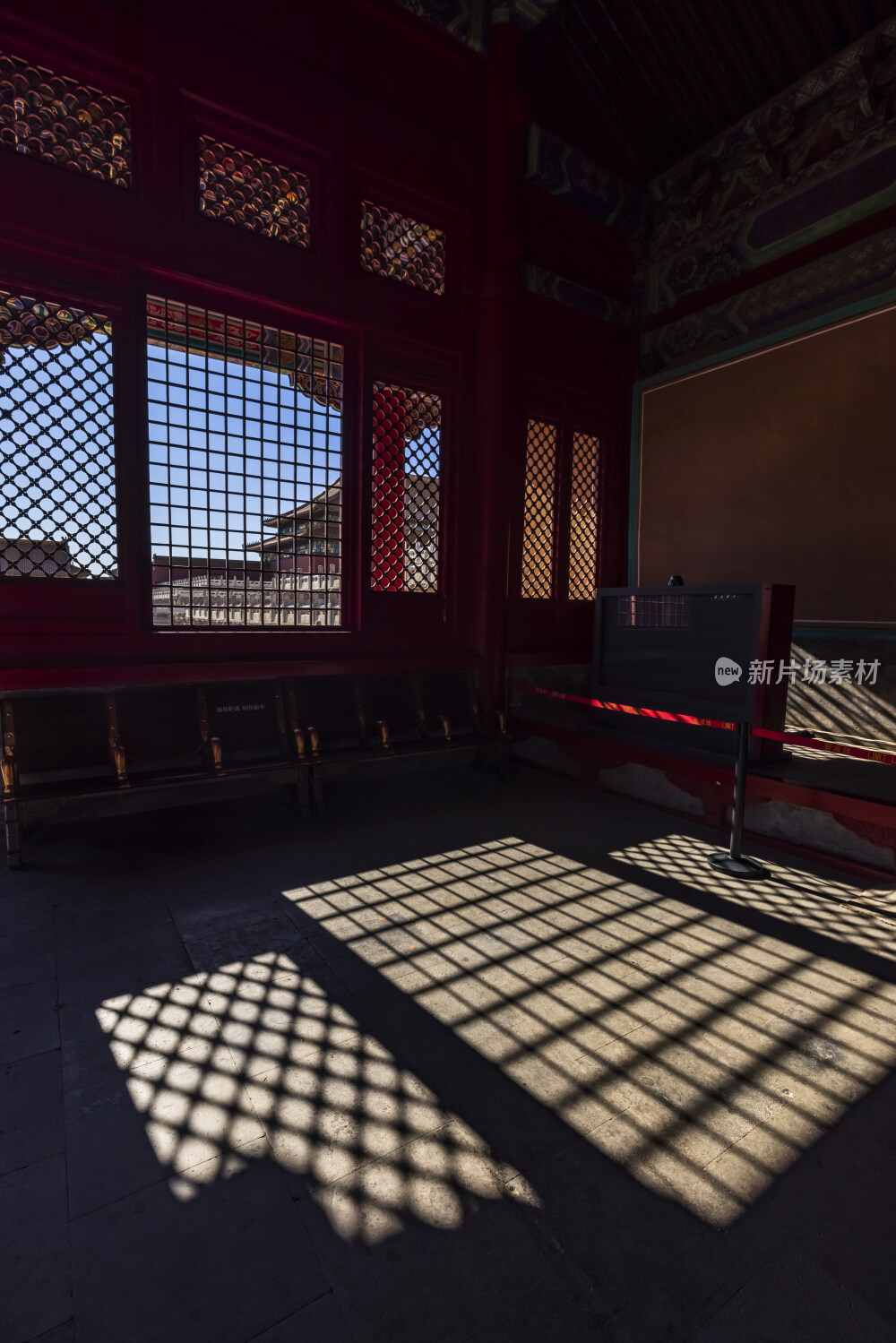 故宫清晨光影古建筑北京古建