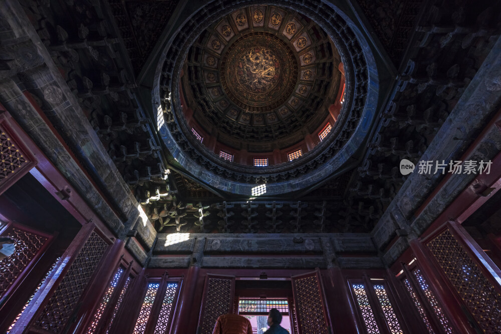 故宫清晨光影古建筑北京古建