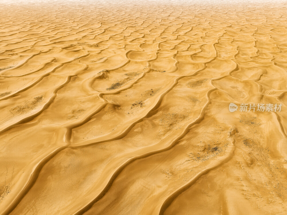 沙漠航拍纹理