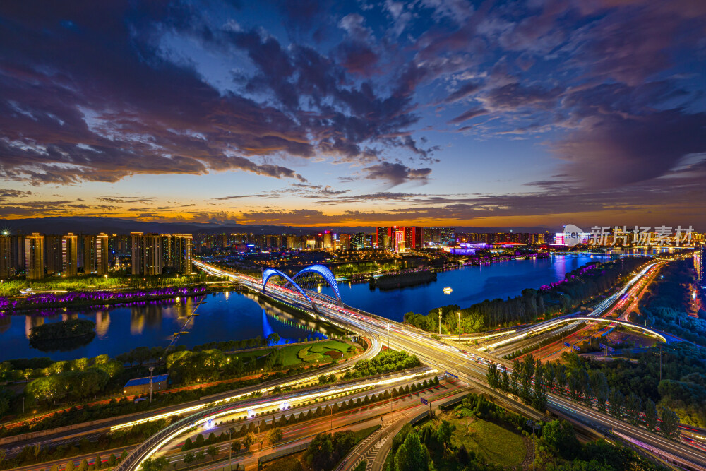 太原南中环晚霞