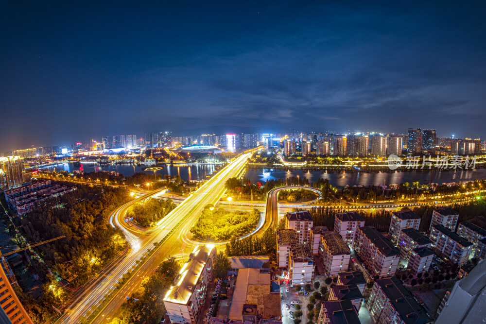 太原长风街夜景