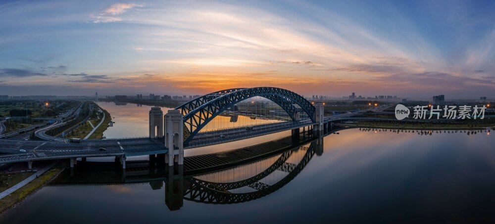 太原晋阳桥日出