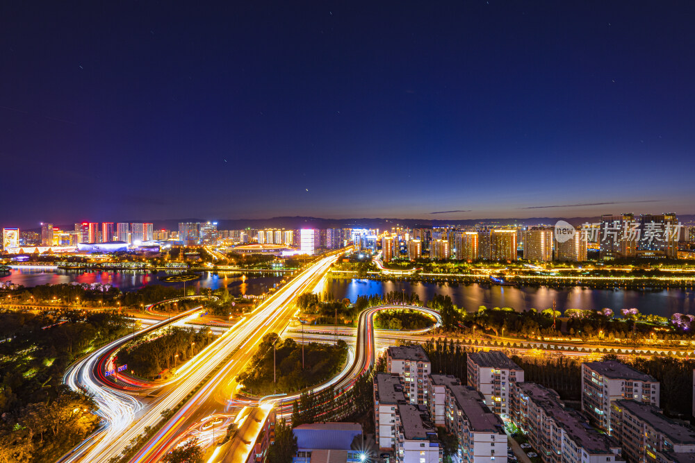 太原长风街夜景