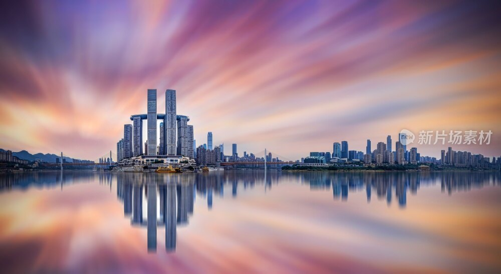 重庆朝天门日出