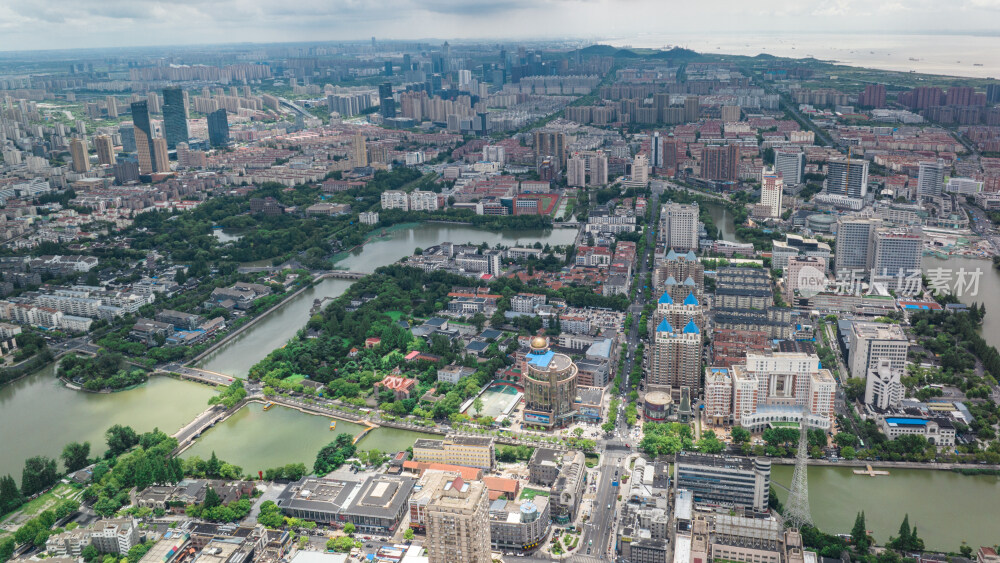 南通主城区航拍
