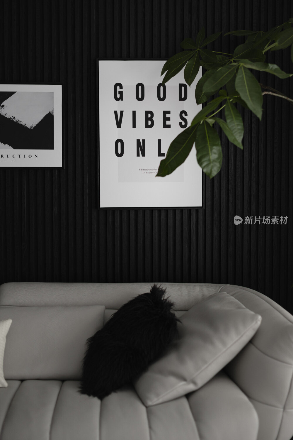 现代黑白简约室内装修设计