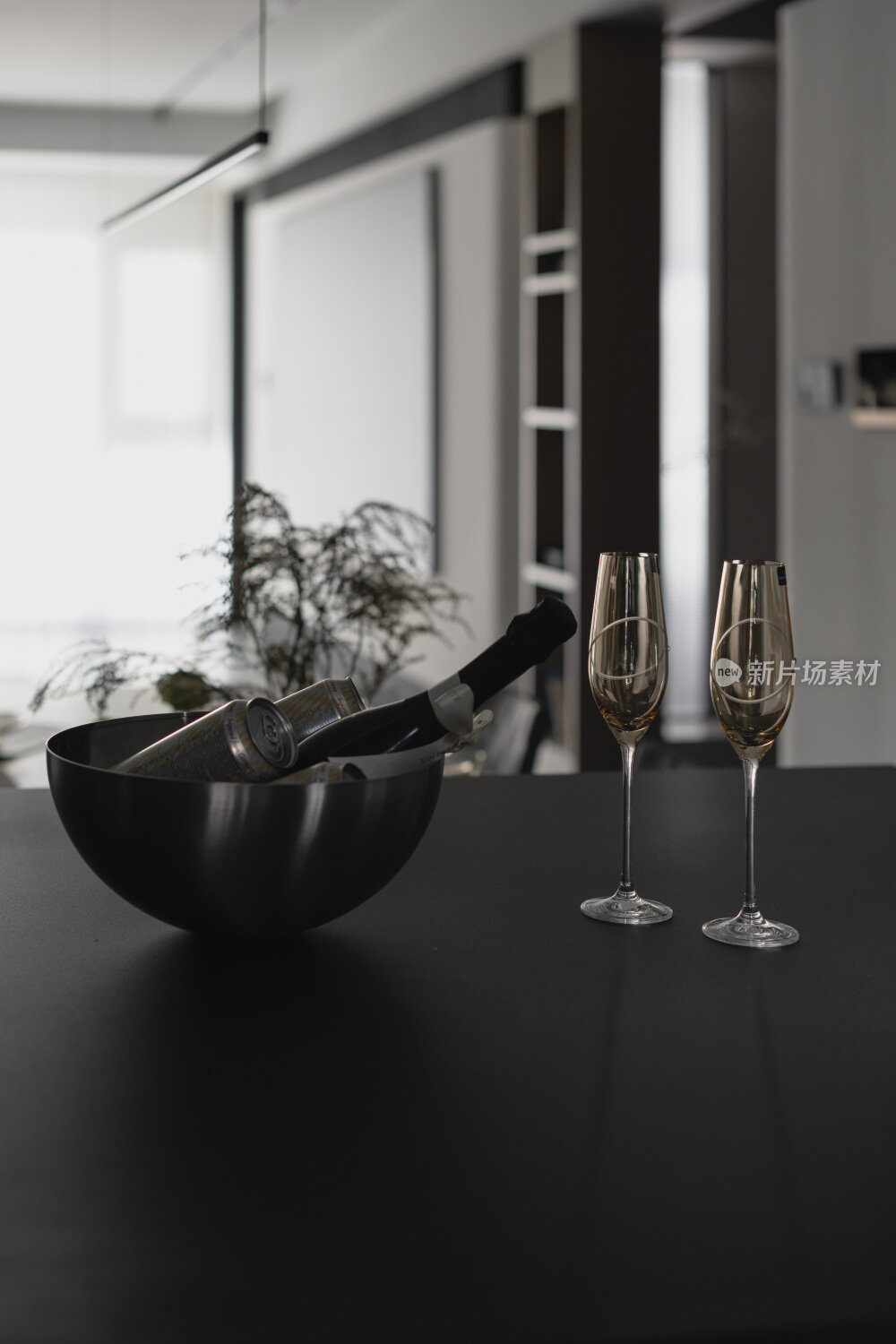 现代黑白简约室内装修设计