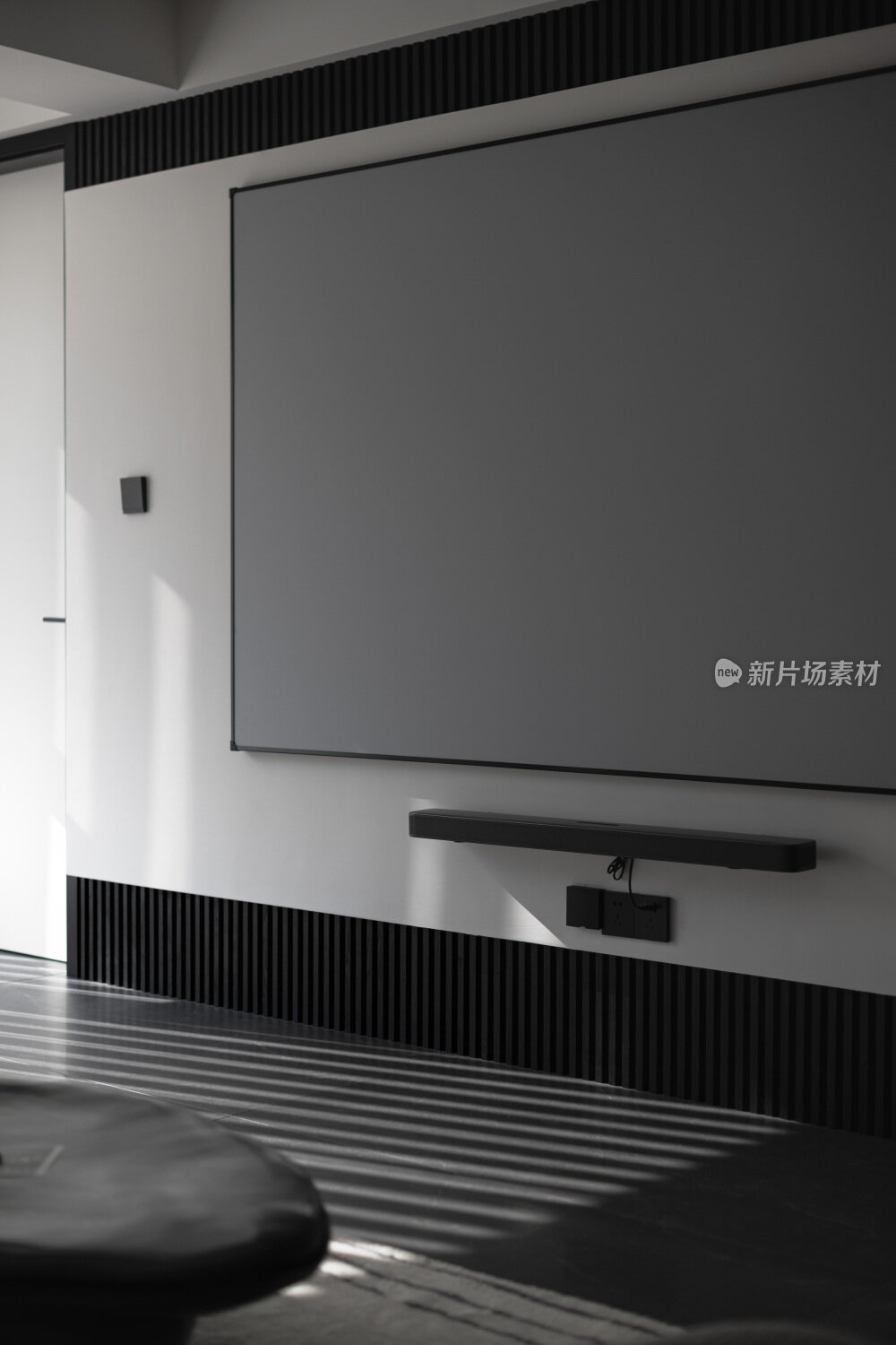 现代黑白简约室内装修设计