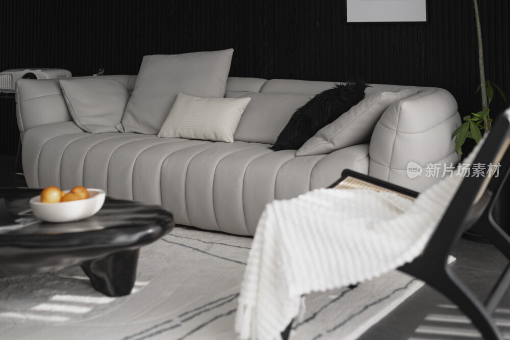 现代黑白简约室内装修设计