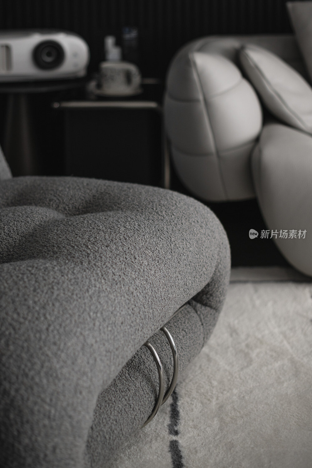 现代黑白简约室内装修设计