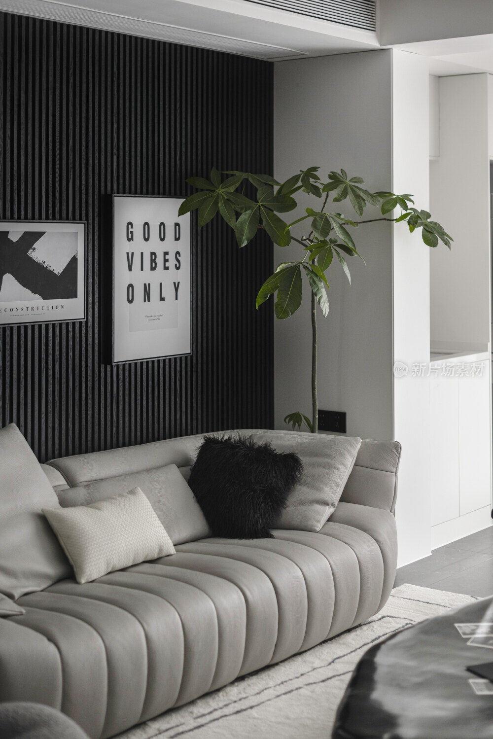 现代黑白简约室内装修设计