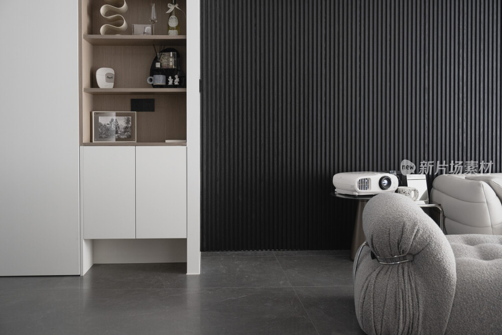 现代黑白简约室内装修设计