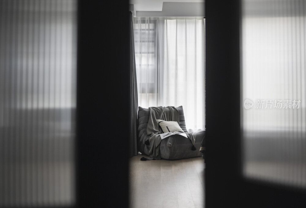 现代黑白简约室内装修设计