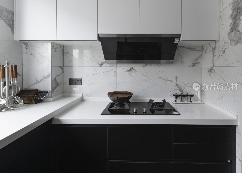 现代黑白简约室内装修设计