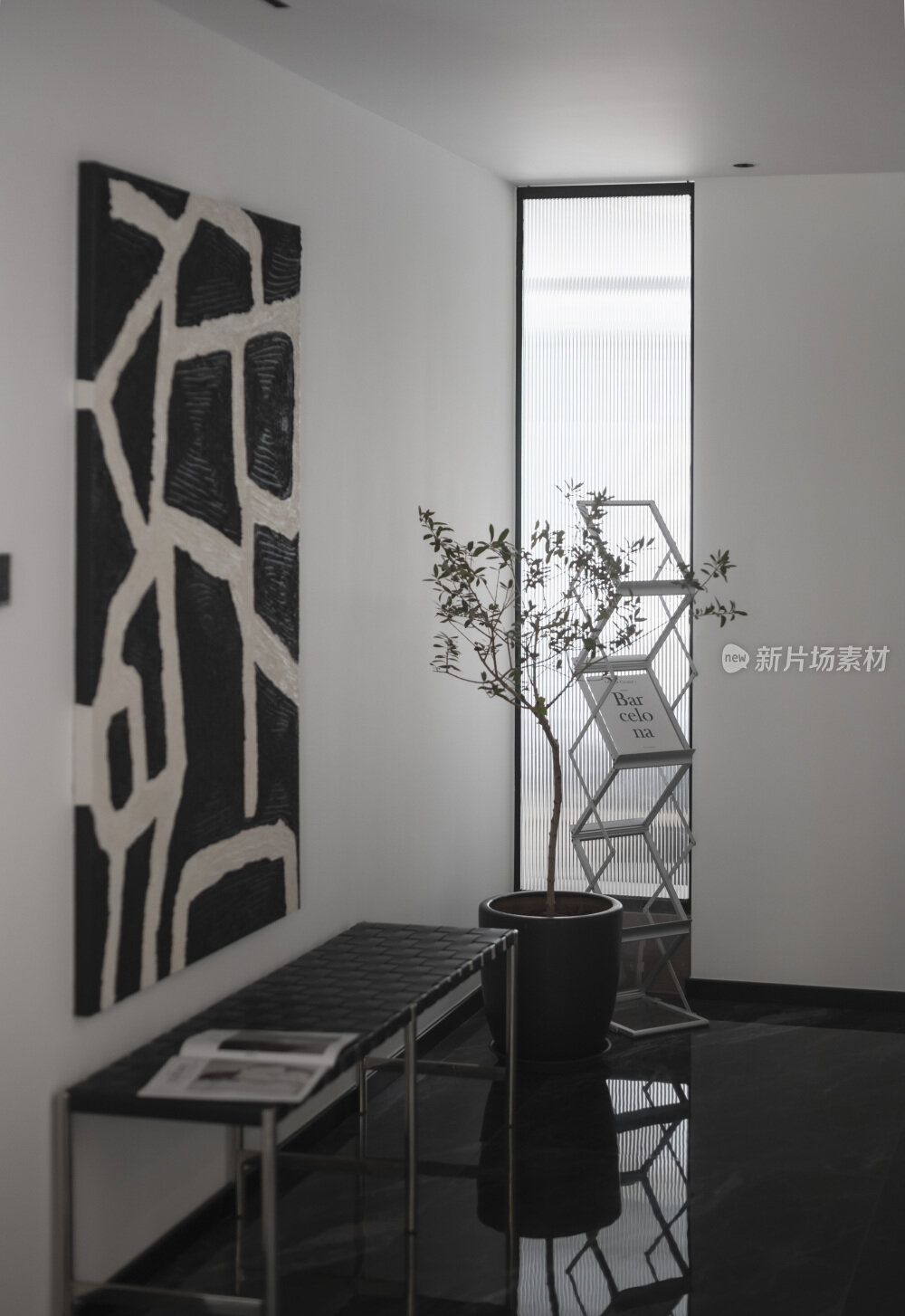 现代黑白简约室内装修设计