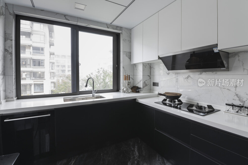 现代黑白简约室内装修设计