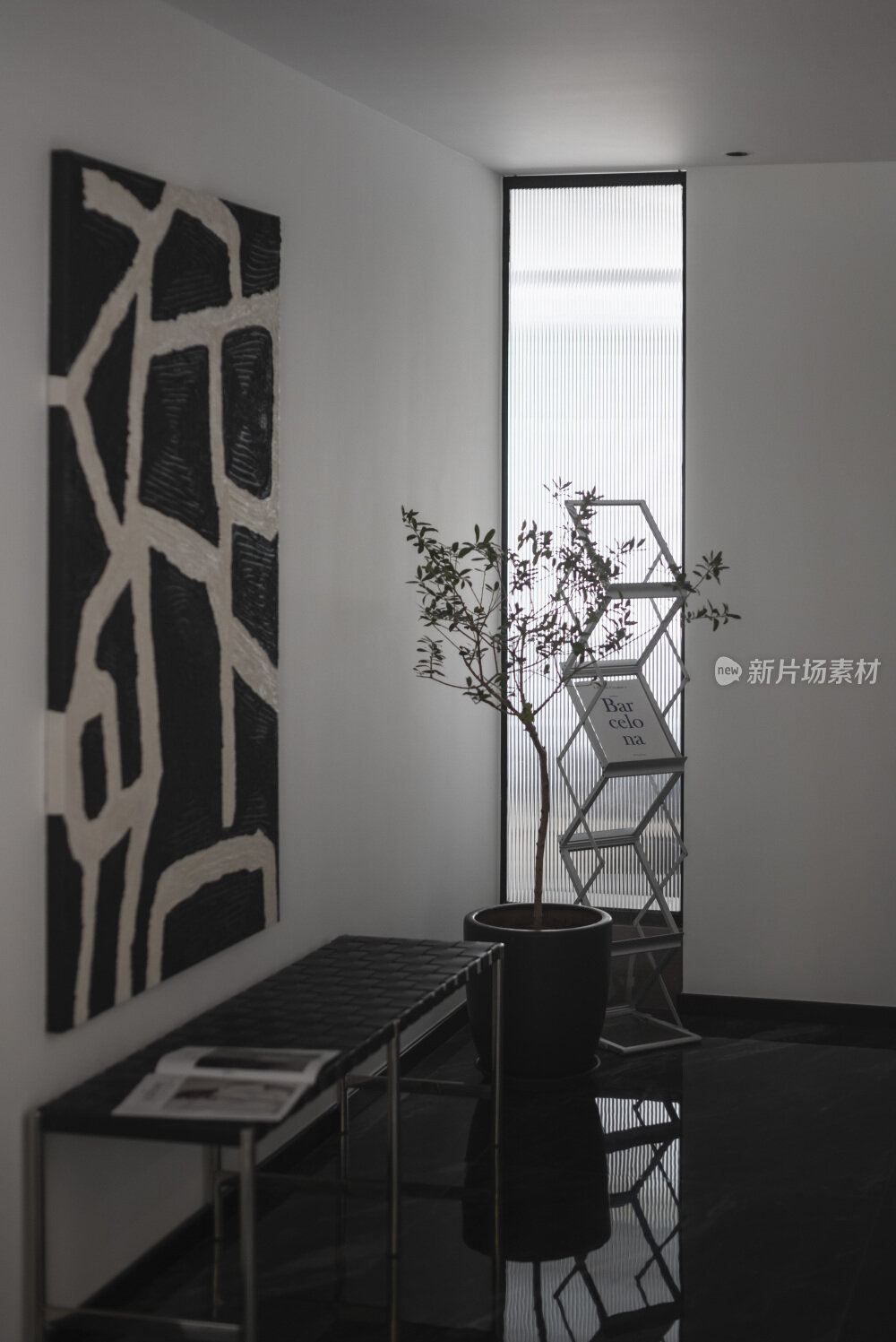 现代黑白简约室内装修设计