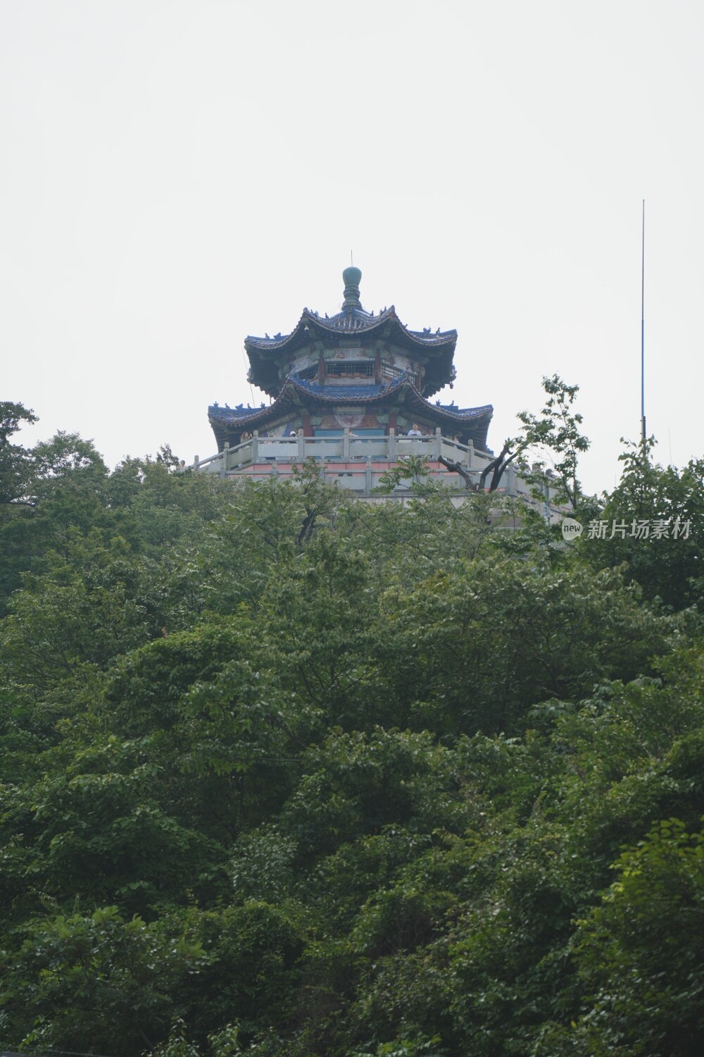 张家界天门山景区风光素材