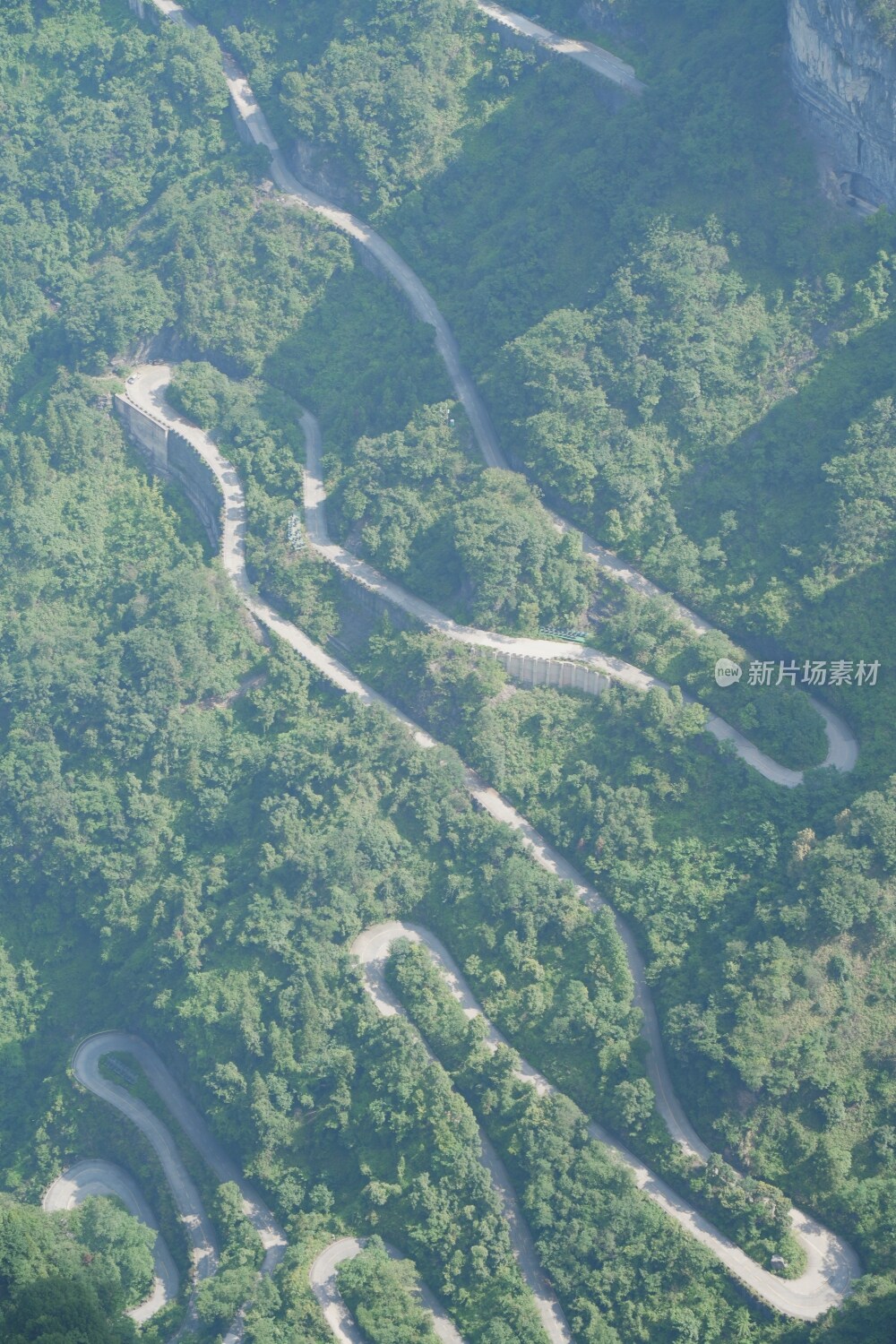 张家界天门山景区风光素材