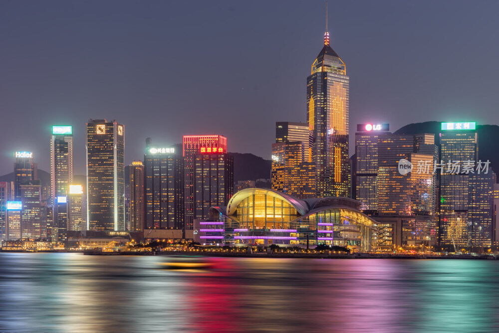 香港维多利亚港夜景