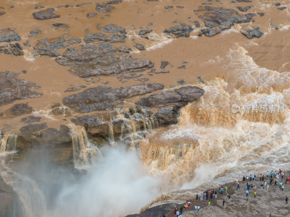 黄河黄河壶口瀑布江河山河河流奔腾河流长江