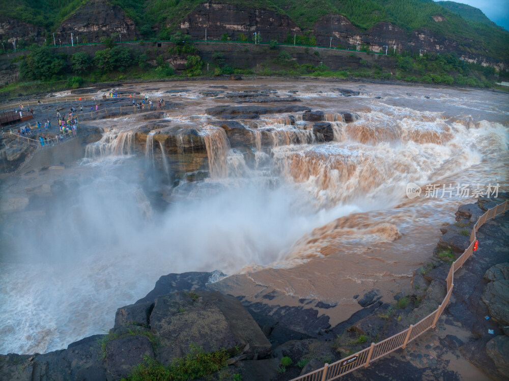 黄河黄河壶口瀑布江河山河河流奔腾河流长江