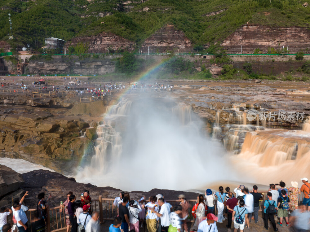黄河黄河壶口瀑布江河山河河流奔腾河流长江