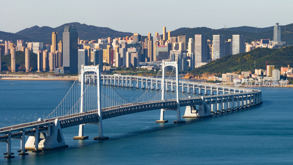 青岛星海湾跨海大桥航拍