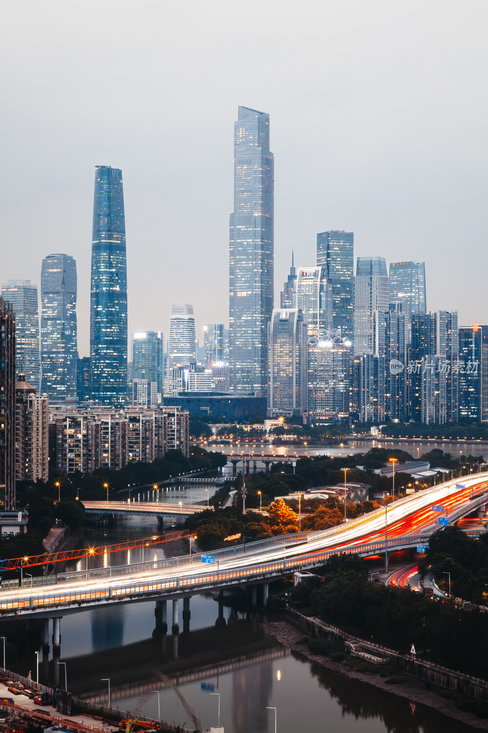 广州珠江新城夜景