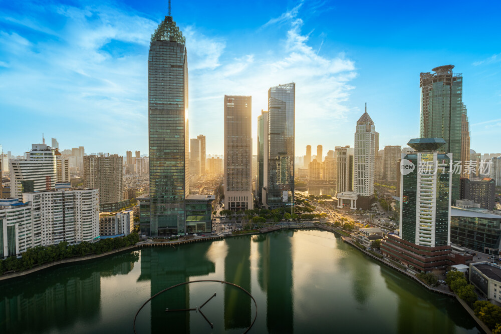 武汉西北湖金融商业圈地标建筑拍摄