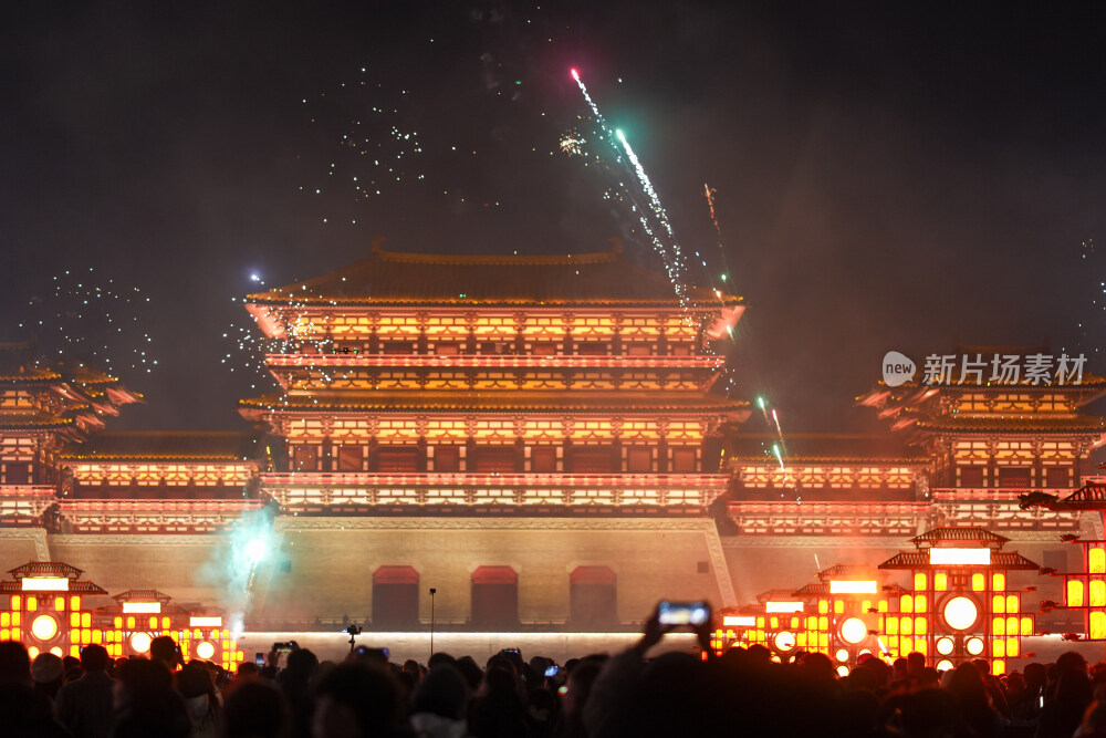 应天门跨年烟花