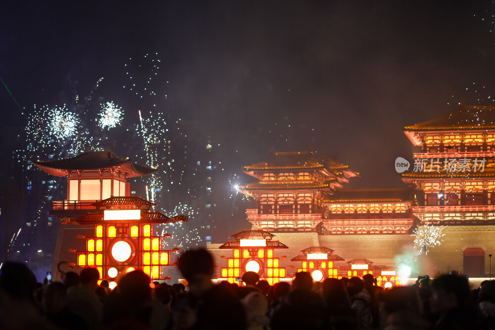 应天门跨年烟花