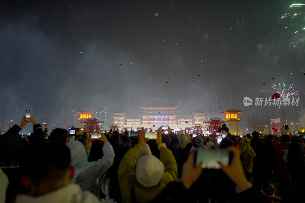 应天门跨年烟花