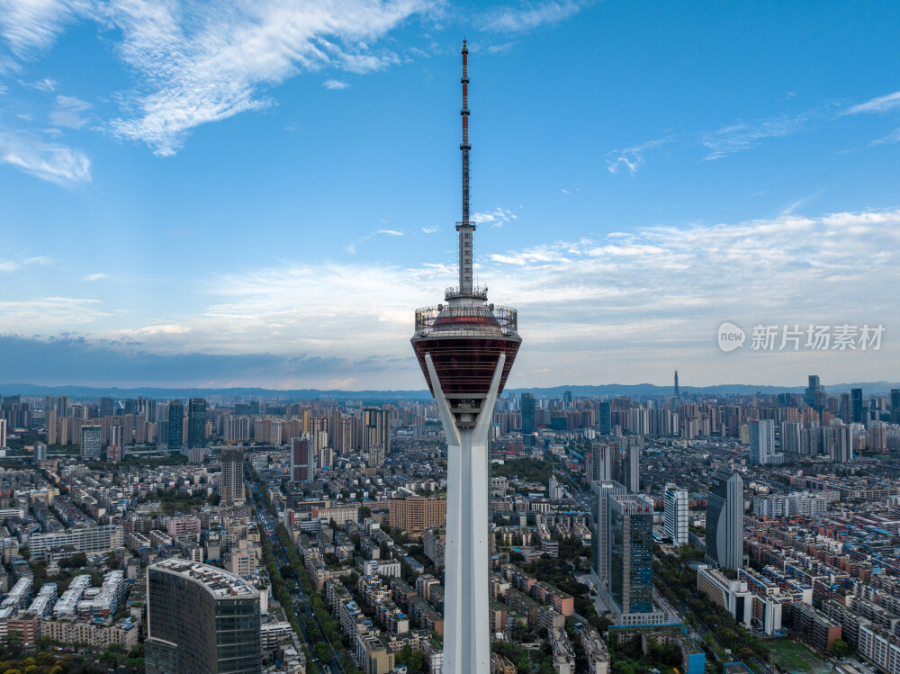 成都339电视塔航拍