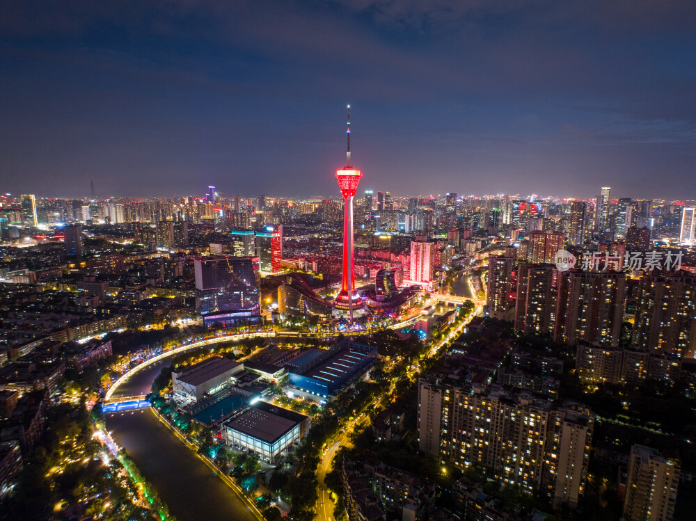 成都339电视塔航拍