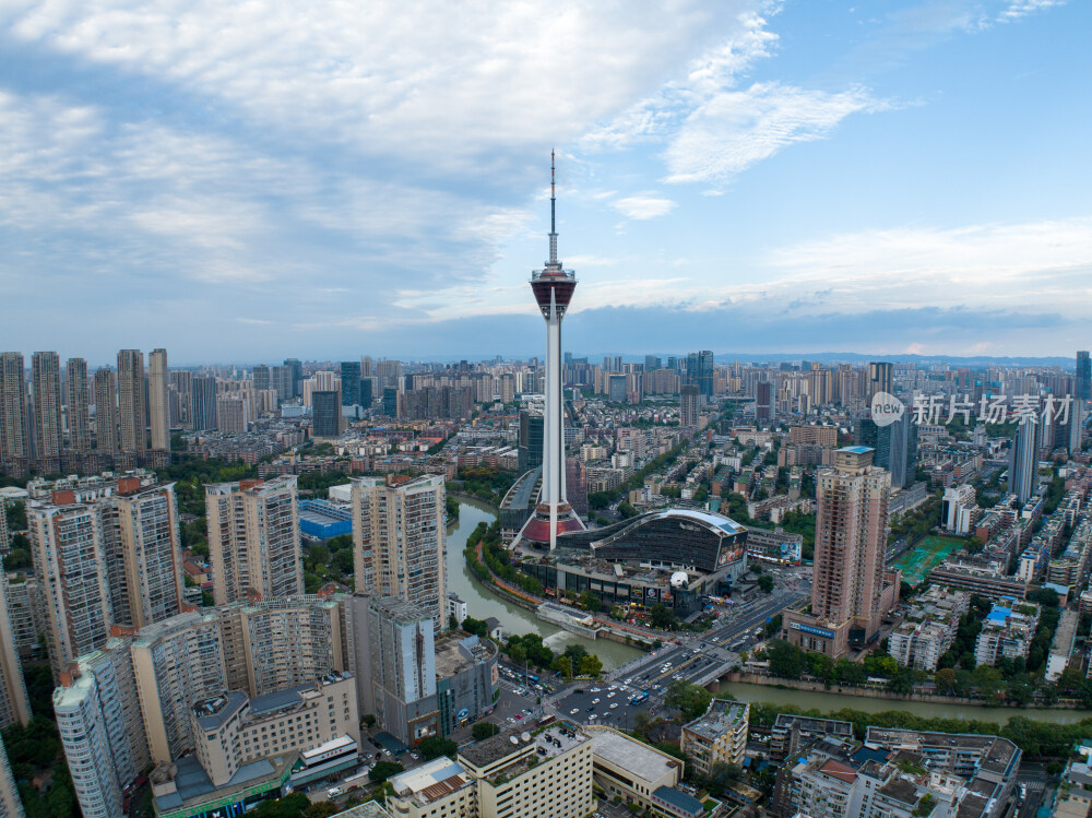 成都339电视塔航拍