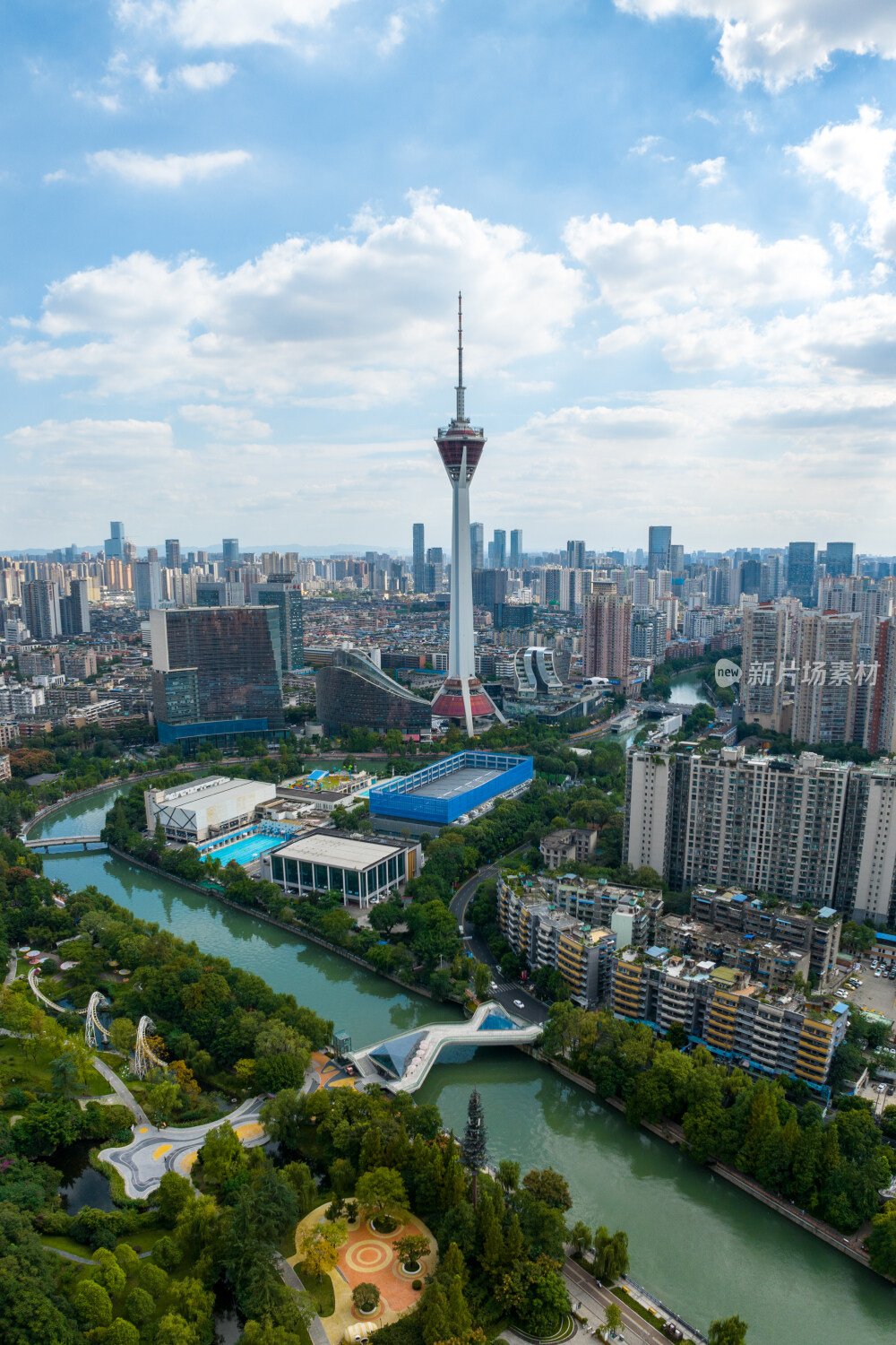 成都339电视塔航拍